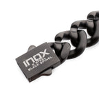 12mm Gunmetal Black Spinel Miami Cuban Bracelet