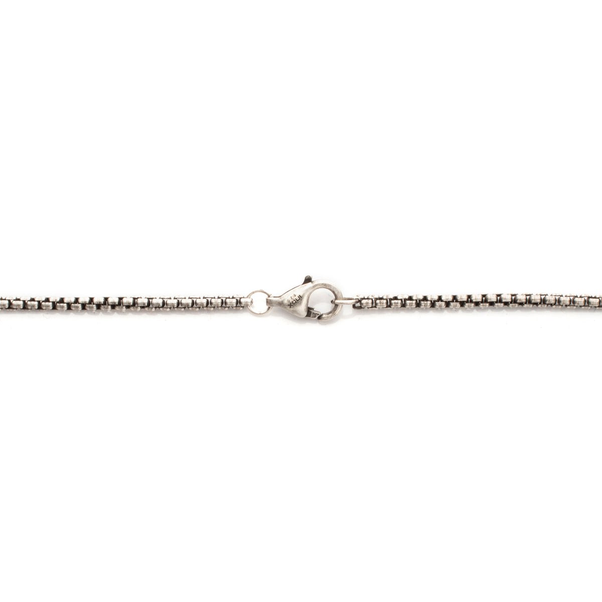 Sterling Silver Black Spinel Cross Pendant