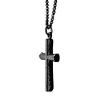 Carbon Fiber Sepulchre Cross Pendant