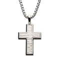 Steel Compact Cross Pendant