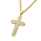 Gold Firenze Cross Pendant