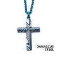 Damascus Cross Pendant