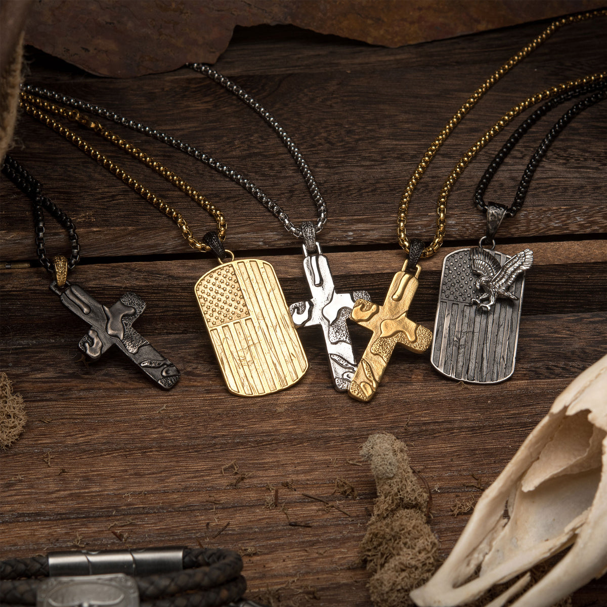 Gunmetal Pendant