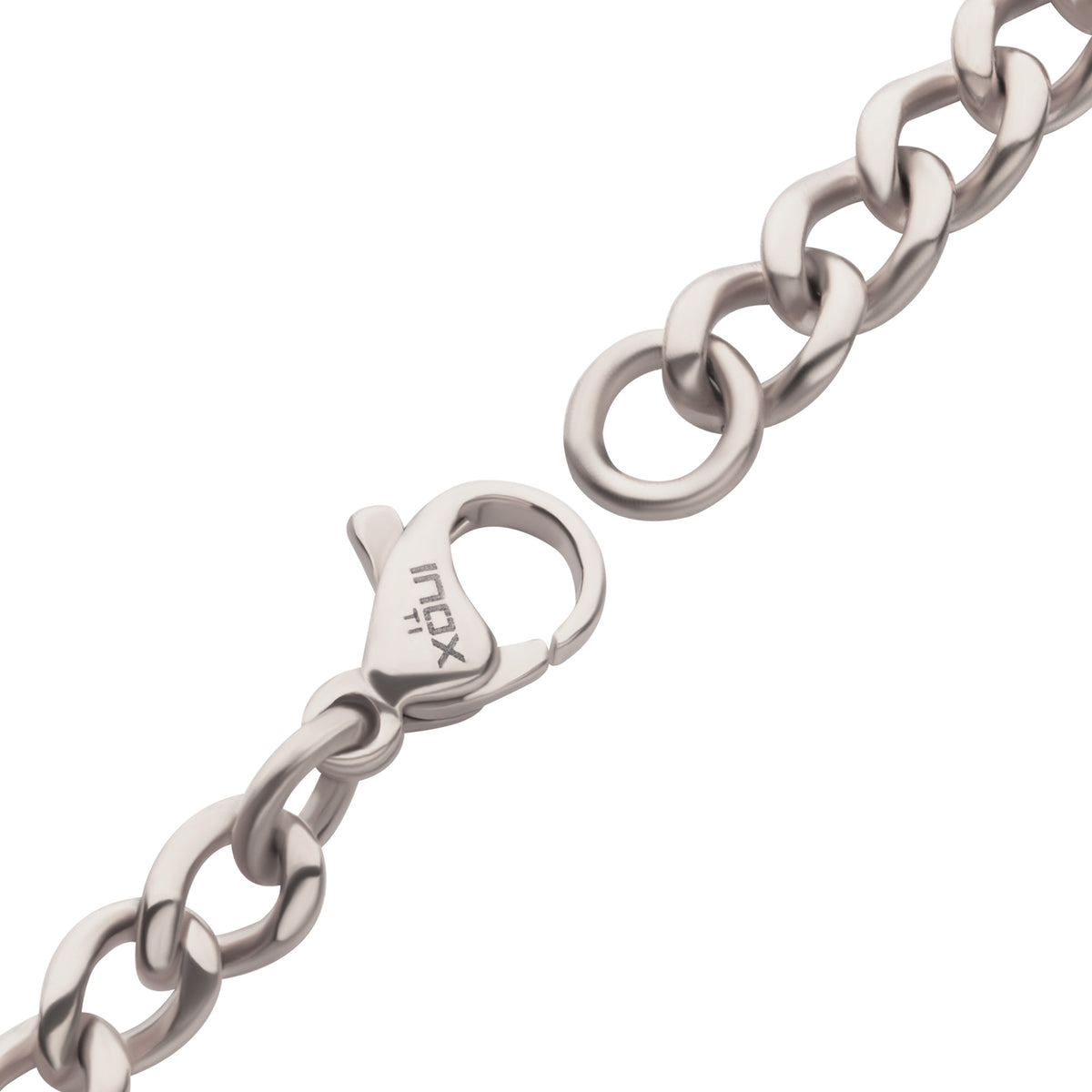 4.35mm Titanium Figaro Bracelet