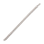 7.4mm Titanium Figaro Bracelet
