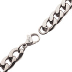 7.4mm Titanium Figaro Bracelet