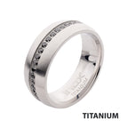8mm Titanium Streamline Ring