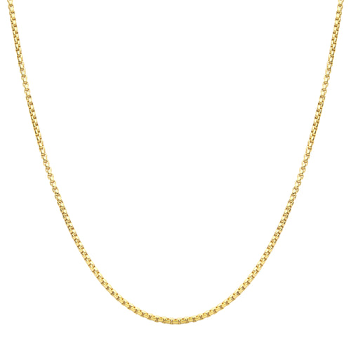 3mm Gold Titanium Figaro Necklace