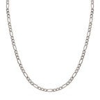 4.7mm Titanium Figaro Necklace