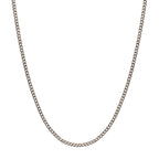 3.5mm Titanium Figaro Necklace