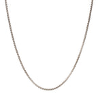 3mm Titanium Figaro Necklace