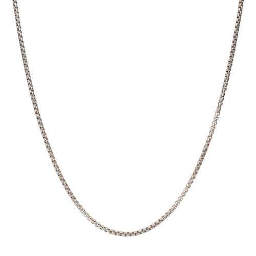 3mm Titanium Figaro Necklace